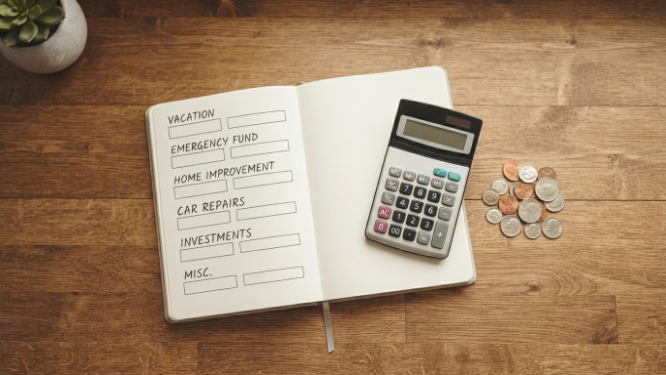Planning sinking funds ideas for holiday and annual expenses 