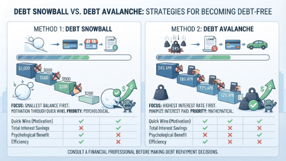 Debt Snowball vs Debt Avalanche: Which Saves More Money?