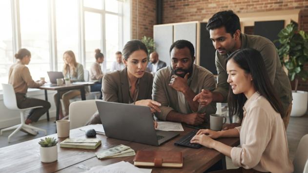  Professionals building high income skills through collaborative freelance work 